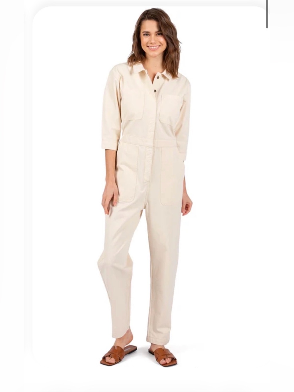 Lana Roux Coverall Aviator Jumpsuit